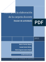 Carpeta Docente Dossier PDF