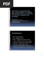 Download The Cloud the Exaflood and the Internet of Things  by Michael Nelson by Potomac Valley Chapter of ASIST SN14021294 doc pdf