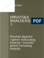 Josip Lisac - Hrvatska Dijalektologija 1 - Stokavsko I Torlacko Narjecje