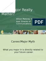 Does Major Really Matter?