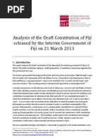 ISLP Analysis of 2013 Draft Constitution