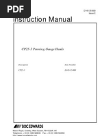 Download Edwards CP25K Cold Cathode Gauge Sensor Manual by Arnab Koley SN140239260 doc pdf