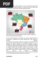 Exercicios Migração e cultura