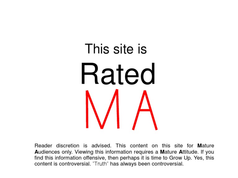 Mature Content Warning and Guidelines | PDF | Wellness