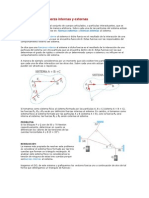 Fuerzas internas y externas sistema físico