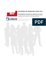 Relatorio Trabalhos Linux 2013