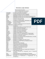 2.1 Abreviatura y Siglas Utilizadas