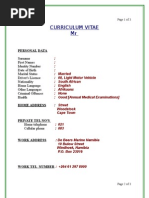 Download Template CV by Officer John SN14026981 doc pdf