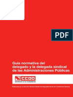 Guia Normativa Del Delegado y La Delegada Sindical de Las Administraciones Publicas