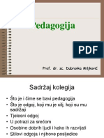 Pedagogija Uvod