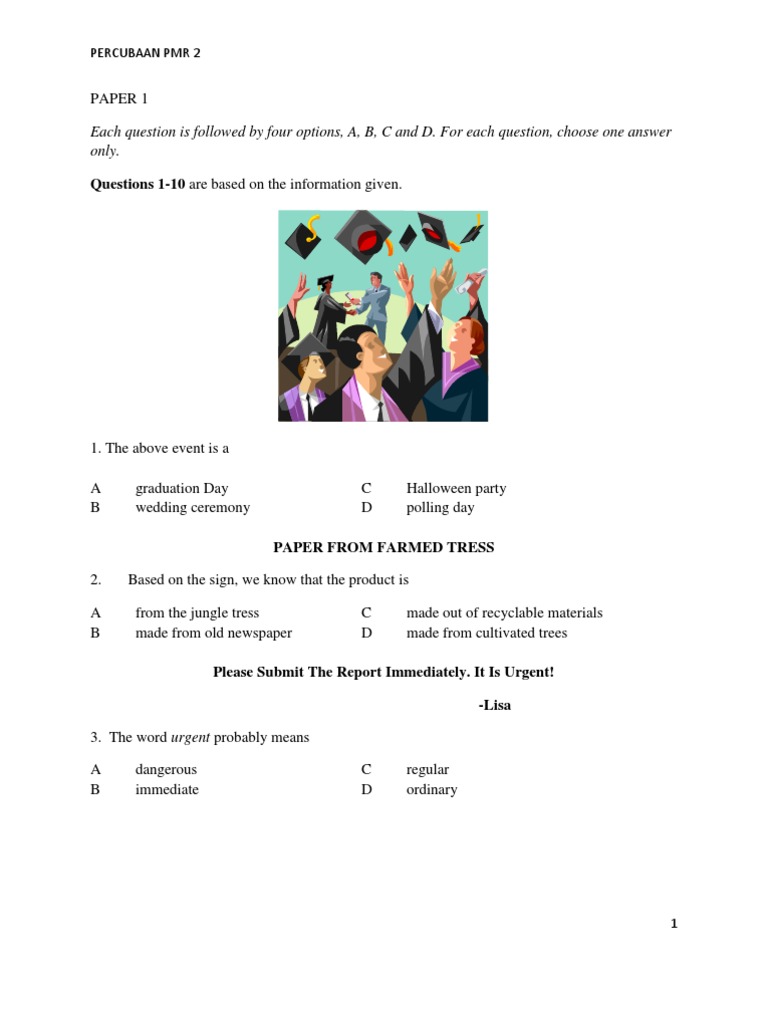 Paper 1 Form 3 PDF University And College Admission Business