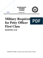 NAVEDTRA - 14145 - BMR FOR PETTY OFFICER 1st CLASS