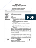 Pro Forma EDU3107 Bimbingan Dan Kaunseling Kanak-Kanak