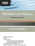 Hacking Day 2013 - Senhas Sob Ataque