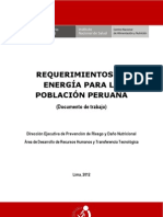 Requerimiento de Energía para La Población Peruana PDF