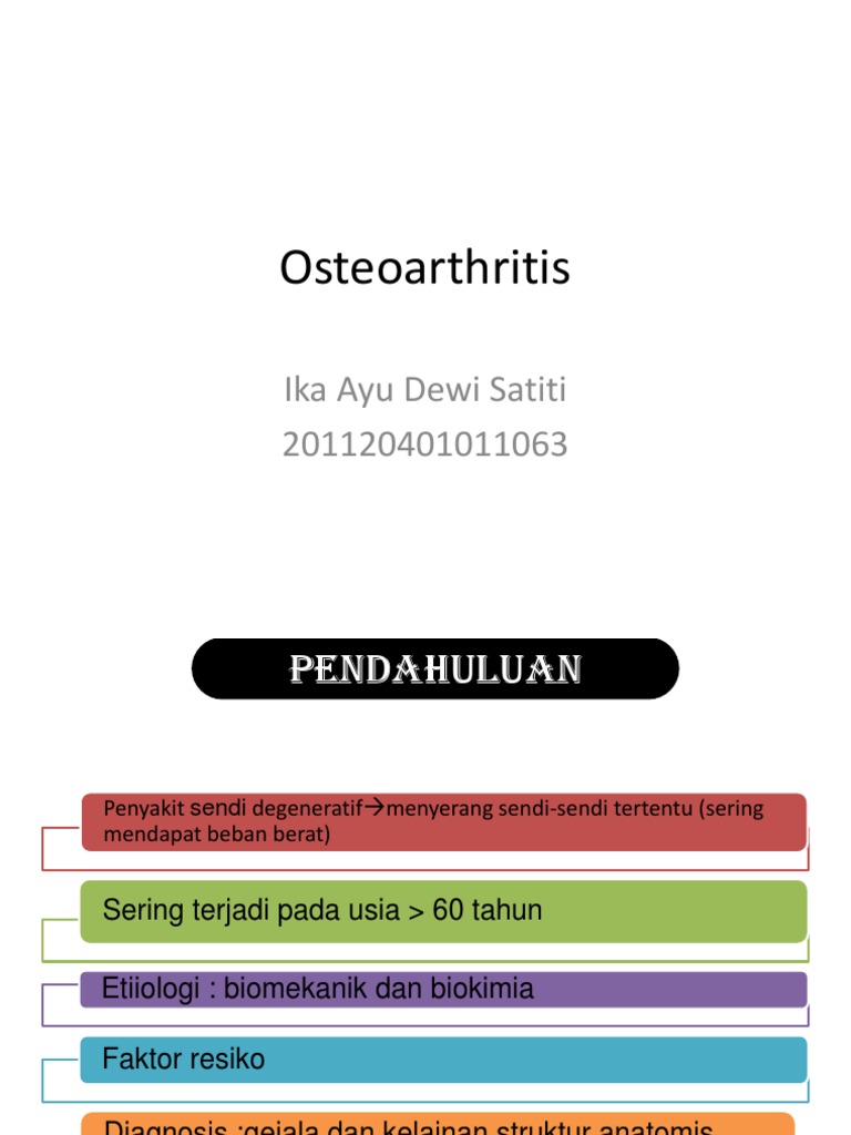 osteoartrita referat