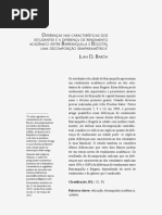 Diferencias en las características de estudiantes y el rendimiento