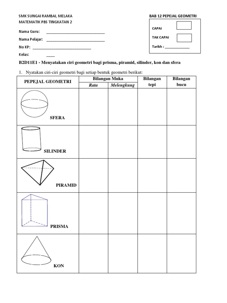 BAB 12 Pepejal Geometri