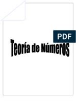 Teoria de Numeros