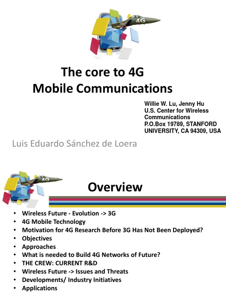 Future of 4G Mobile Communications | PDF | 4 G | 3 G
