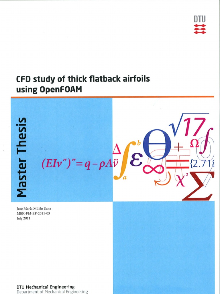 CFD Study of Thick Flatback Airfoils Using OpenFOAM | PDF | Boundary ...