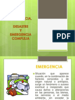 Emergencia Desastre