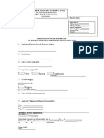 Application Form PIP Regsn