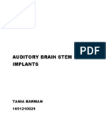 Auditory Brain Stem Implants