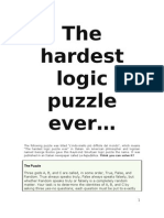 The Hardest Logic Puzzle Ever