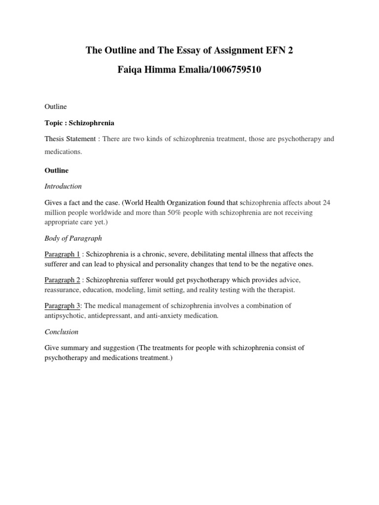 Schizophrenia introduction pdf image