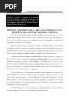 Los Fines y Propositos de La Educacion Intercultural Bilingue