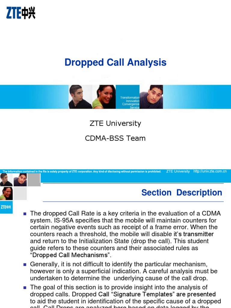 Dropped Call Analysis and Mechanisms | PDF | Electronics ...
