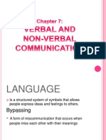 Chapter7 Verbal and Non-Verbal Communication