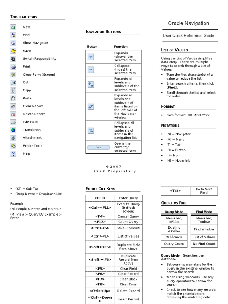 R12 Navigation Quick Guide | PDF | Icon (Computing) | Information Retrieval