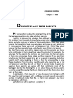 Aughters and Their Parents: Donisan Ovidiu Grupa 1 - 322