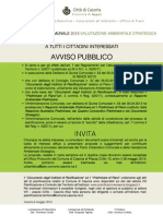 Manifesto Avviso PUC 08.05.2013