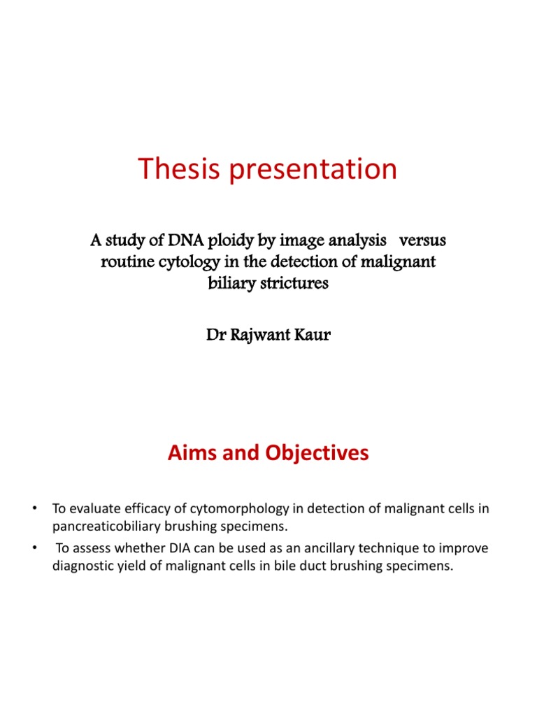 thesis in medicine