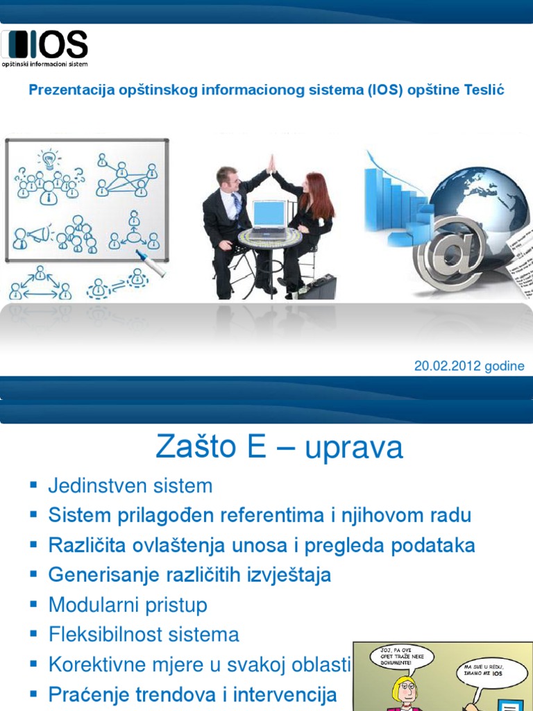 Informacioni Sistem Za Opštine (IOS) | PDF