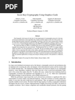 Secret Key Cryptography Using Graphics Cards