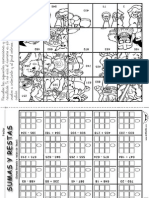 02 Sumas Llevando Restas Sin Llevar Puzzle Laberinto