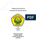 Makalah Proses Manufaktur, Ekowidodo