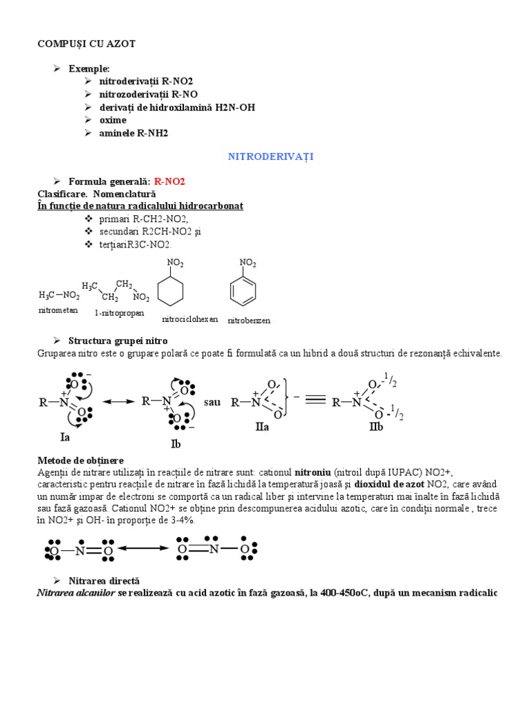 Compusi Cu Azot | PDF