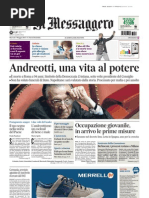 Il Messaggero 07.05.2013 (Morte Andreotti) | PDF