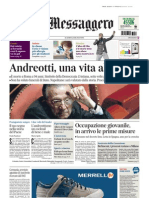 Il Messaggero 07.05.2013 (Morte Andreotti)