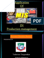 Mis Role in Production 12