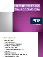 Ultrastructure and Functions of Cementum