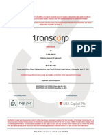 Transnational Corporation of Nigeria PLC - Rights Issue Circular - April 2013