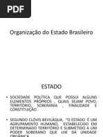 Organização do Estado Brasileiro