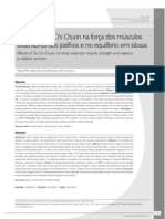 Efeitos Do Extensores Dos Joelhos e No Equilíbrio em Idosas: Tai Chi Chuan Na Força Dos Músculos