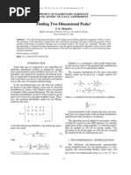 Finding Two-Dimensional Peaks: Physics of Elementary Particles and Atomic Nucleus. Experiment